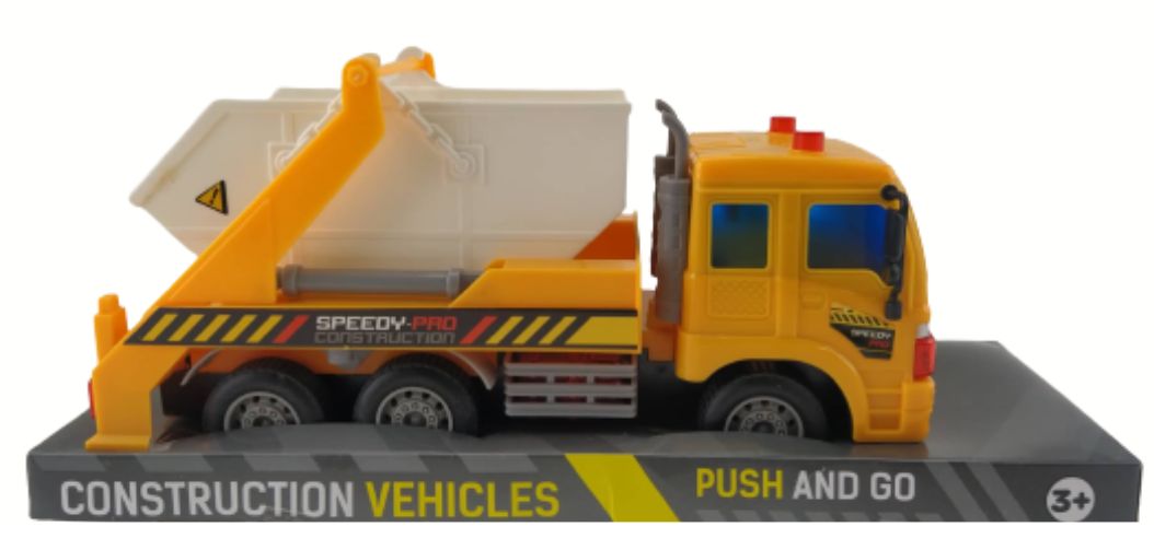 Φωτογραφία προϊόντος: Blue Toys Όχημα Friction Φορτηγό Κατασκευής Με Γερανό (MKI944612)