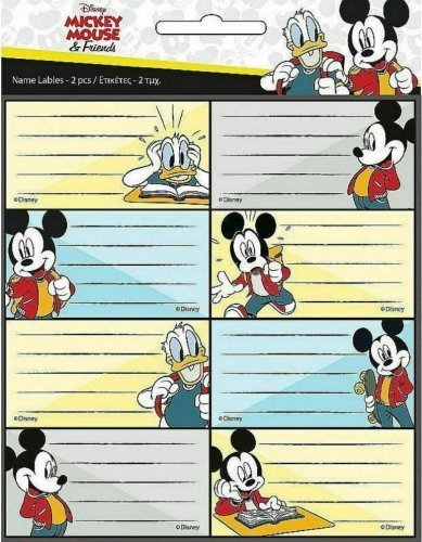 Φωτογραφία προϊόντος: Gim Ετικέτες Σχολικές Mickey (773-00146)