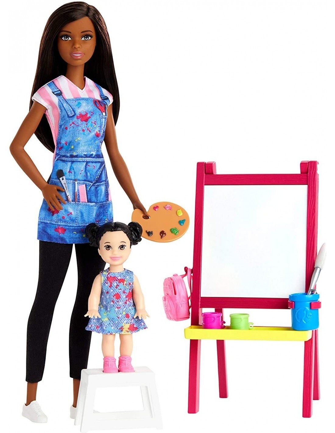 Φωτογραφία προϊόντος: Mattel Barbie Σετ Επαγγέλματα Με Παιδάκια Και Ζωάκια Ζωγράφος (GJM30)
