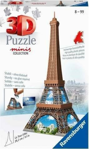 Φωτογραφία προϊόντος: Παζλ Mini 3D Ravensburger Πύργος Του Άιφελ (12536)