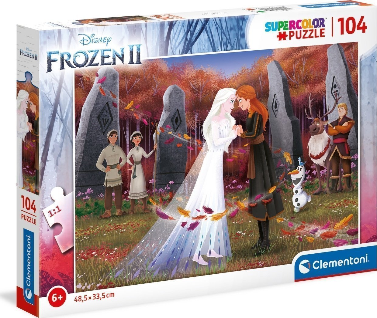 Φωτογραφία προϊόντος: Παζλ 104 Super Color Clementoni Frozen II (1210-25719)