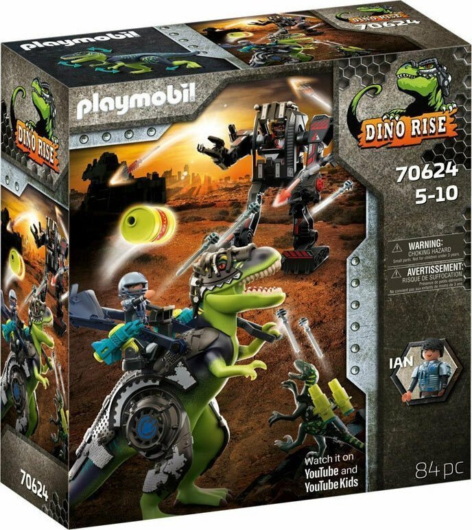 Φωτογραφία προϊόντος: Playmobil Dino Rise T-Rex: Η Μάχη Των Γιγάντων (70624)