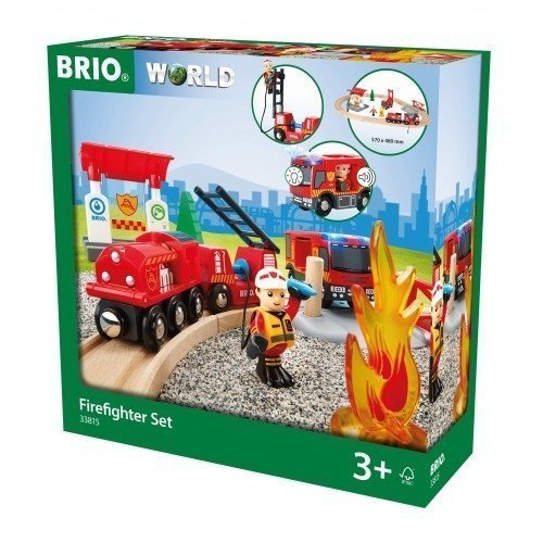 Φωτογραφία προϊόντος: Brio Σιδηροδρομικό Σετ Πυροσβεστικής (33815)