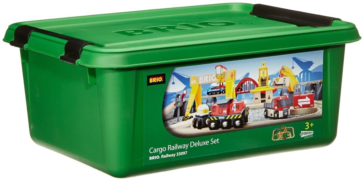 Φωτογραφία προϊόντος: Brio Deluxe Set Εμπορικός Σιδηρόδρομος (33097)