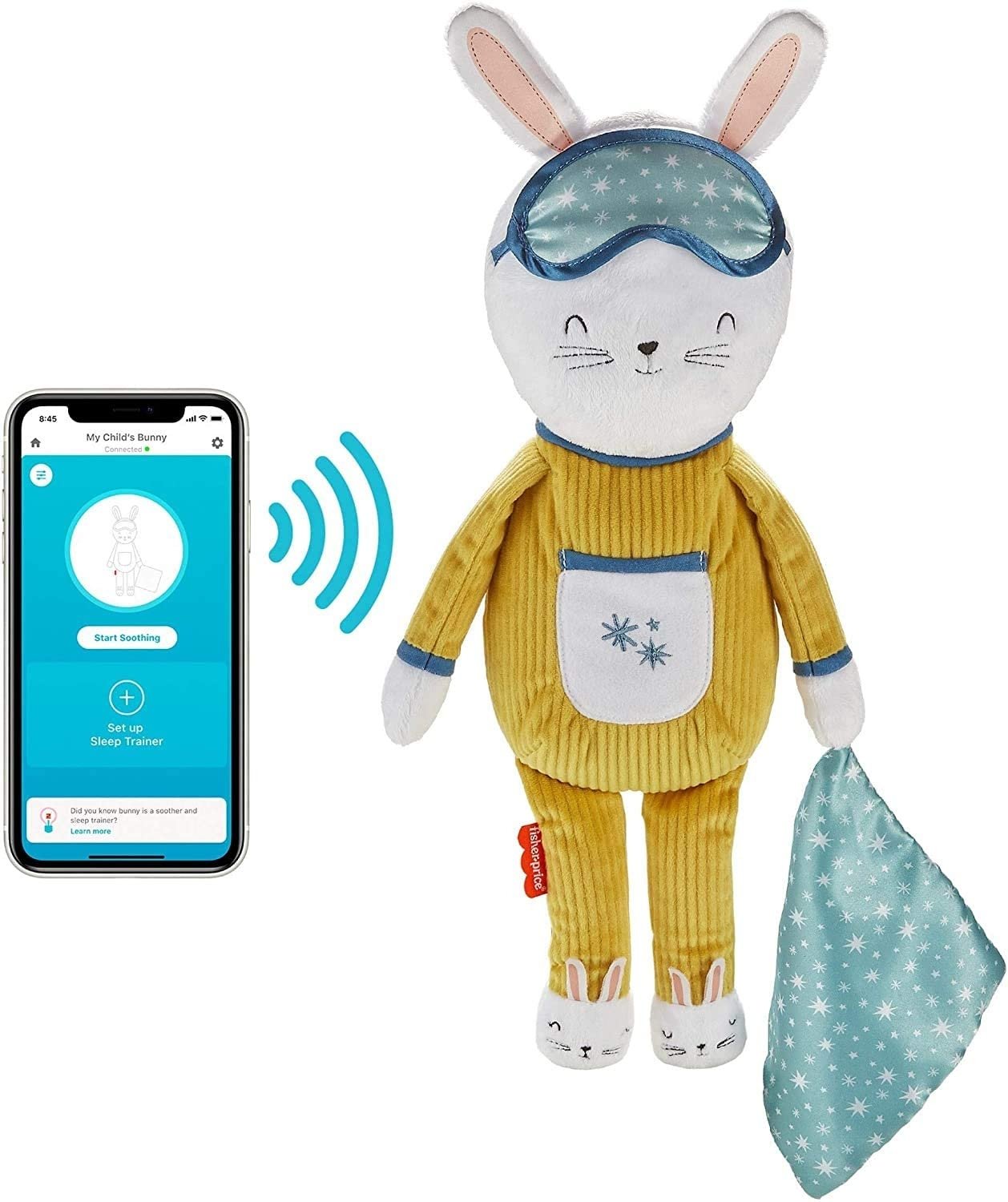 Φωτογραφία προϊόντος: Fisher Price Κουνελάκι Όνειρα Γλυκά Με Smart Connect Τεχνολογία (GMN58)
