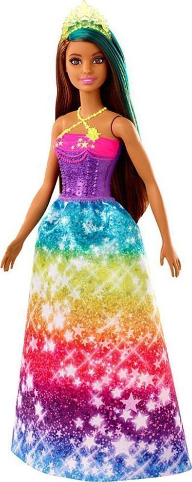 Φωτογραφία προϊόντος: Mattel Barbie Πριγκίπισσα Καστανά Μαλλιά - Πράσινη Ανταύγεια (GJK14)