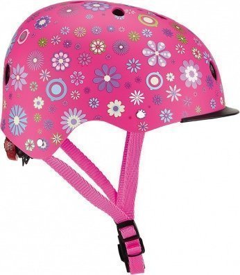 Φωτογραφία προϊόντος: Globber Κράνος Elite Με Led Deep Pink Flowers Xs/S (507-110)