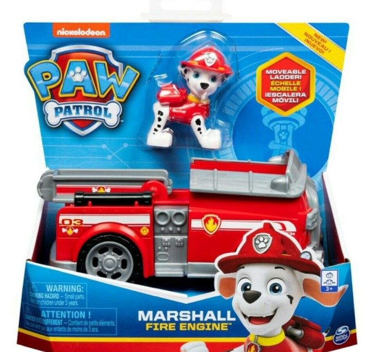 Φωτογραφία προϊόντος: Spin Master Paw Patrol-Marshall Fire Engine Vehile With Pup (6071209)