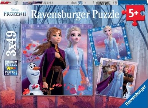 Φωτογραφία προϊόντος: Παζλ 3Χ49 Ravensburger Frozen 2 (05011)