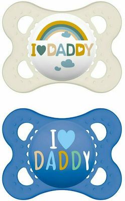 Φωτογραφία προϊόντος: Mam Πιπίλα I Love Mummy Daddy 2 Τεμάχια Σιλικόνη 2-6Μ (115S)