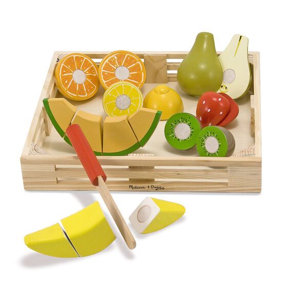 Φωτογραφία προϊόντος: Melissa &amp; Doug Ξύλινο Σετ Κοπής Φρούτων (4021)
