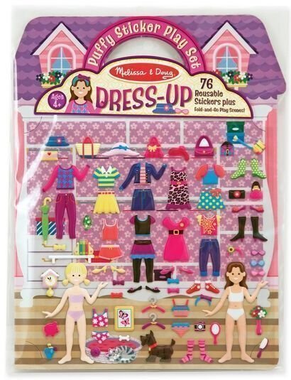 Φωτογραφία προϊόντος: Melissa &amp; Doug Αυτοκόλλητα Puffy Επαναχρησιμοποιούμενα-Dress Up (12195)