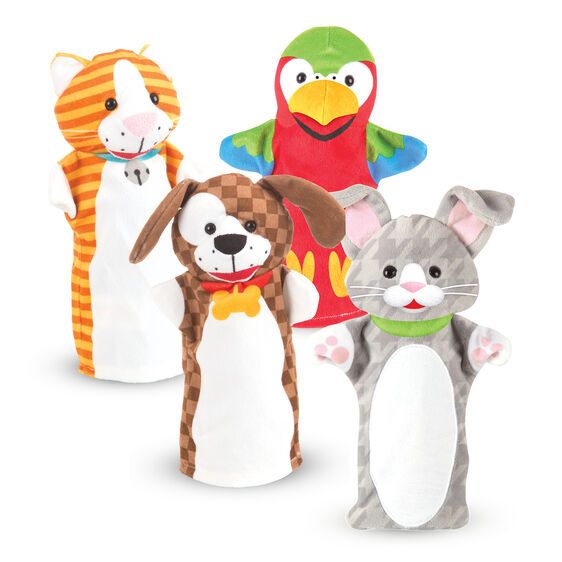 Φωτογραφία προϊόντος: Melissa &amp; Doug Παιχνιδιάρικες Μαριονέτες Χεριών Κατοικίδιων Ζώων (19084)