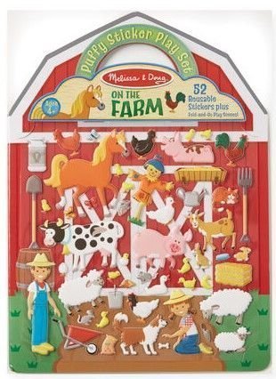 Φωτογραφία προϊόντος: Melissa &amp; Doug Αυτοκόλλητα Puffy Επαναχρησιμοποιούμενα-Φάρμα (19408)