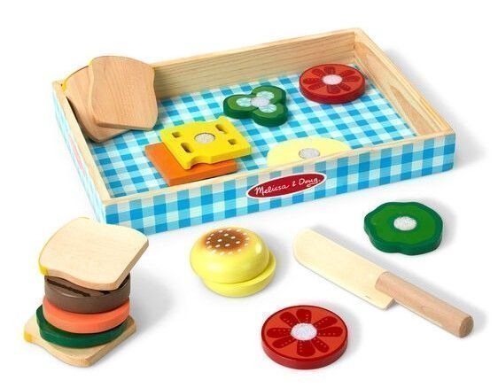 Φωτογραφία προϊόντος: Melissa & Doug Ξύλινο Σετ Παρασκευής Σάντουιτς (10513)