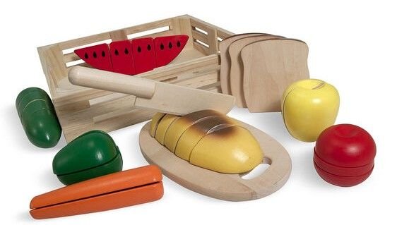 Φωτογραφία προϊόντος: Melissa &amp; Doug Ξύλινο Σετ Κοπής Μαγειρέματος (10487)
