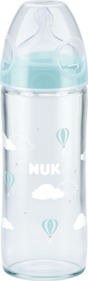 Φωτογραφία προϊόντος: Nuk Μπιμπερο Γυαλινο 240Ml New Classic Θηλη Σιλικονης Νο1/0-6Μ (10745080)