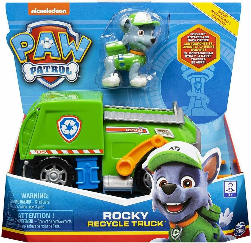 Φωτογραφία προϊόντος: Spin Master Paw Patrol Rocky Recycle Truck With Pup (6071213)