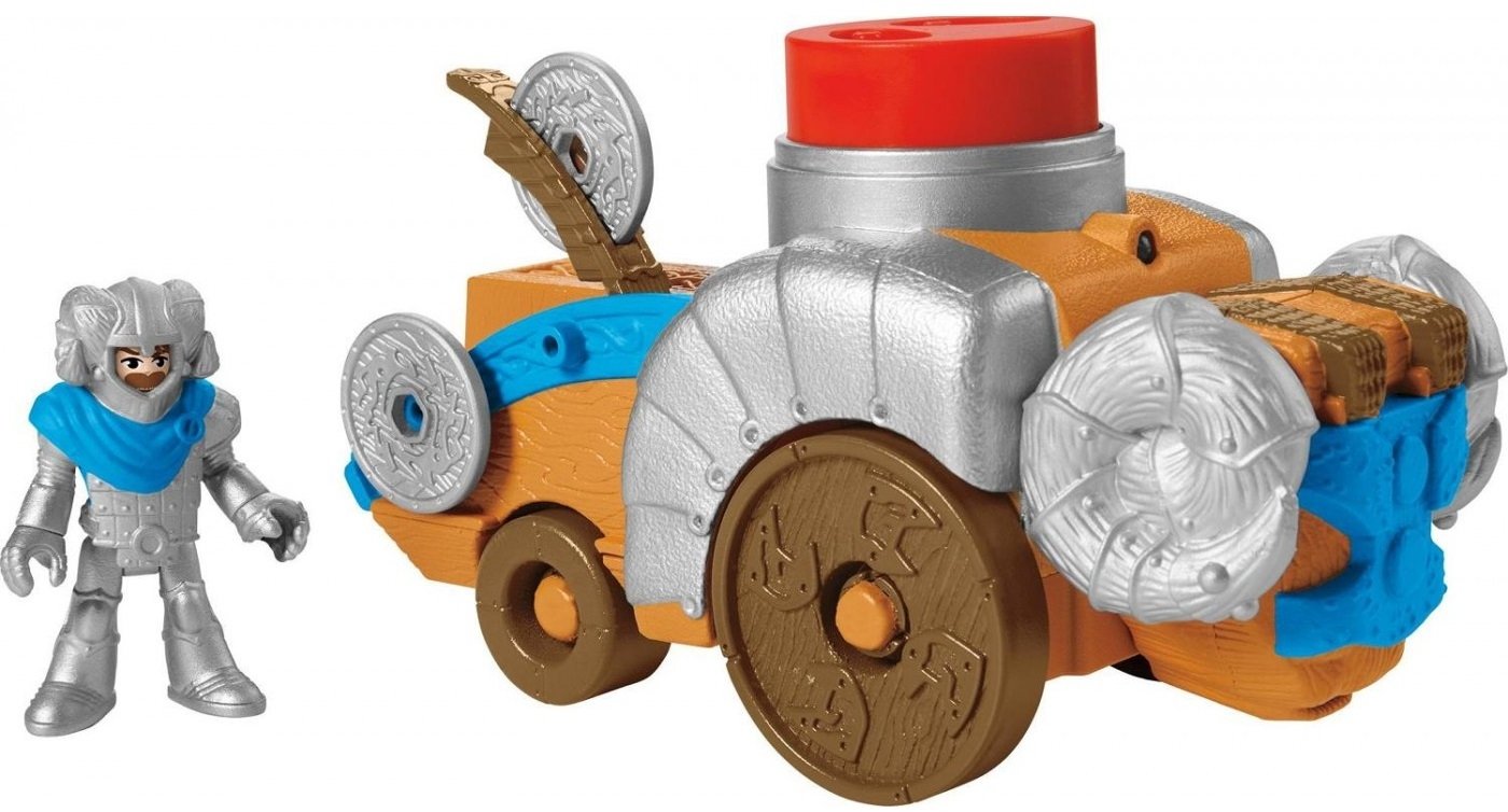Φωτογραφία προϊόντος: Fisher Price Imaginext Ιππότες Φιγούρες Με Αξεσουάρ Και Όχημα Βασιλικός Πολιορκητικός Κριός (HCG48)