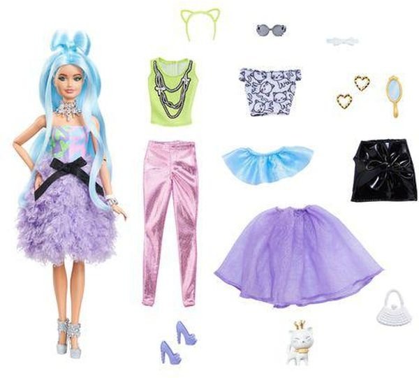 Φωτογραφία προϊόντος: Mattel Barbie Extra Κούκλα Με Αξεσουάρ (GYJ69)