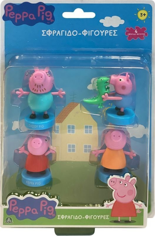 Φωτογραφία προϊόντος: Giochi Preziosi Hero - Mania Peppa Pig Φιγούρες - Σφραγίδες 4Pack (PP006000)
