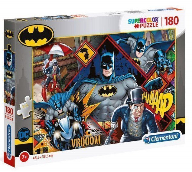 Φωτογραφία προϊόντος: Clementoni Παζλ Super Color Batman 180 τμχ (1210-29108)