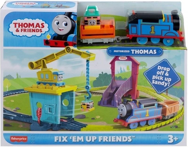 Φωτογραφία προϊόντος: Fisher Price Τόμας Το Τρενάκι: Πίστα Και Σταθμός Επισκευών Με την Κάρλι Και Τη Σάντι (HDY58)
