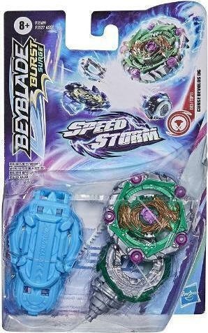 Φωτογραφία προϊόντος: Hasbro Beyblade Speedstorm Starter Pack Bey Sps Curse Devolos D6 (F0569)