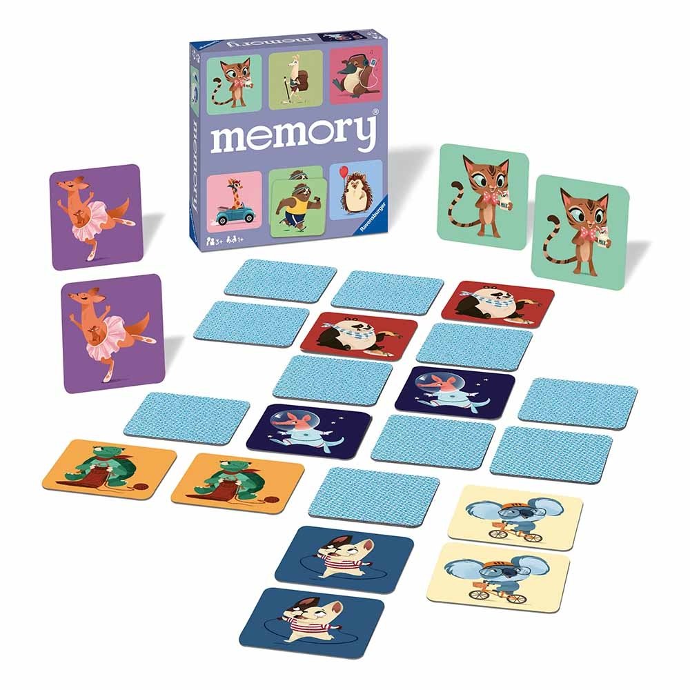 Φωτογραφία προϊόντος: Ravensburger Επιτραπέζιο Μνήμης Γλυκά Ζωάκια (20360)