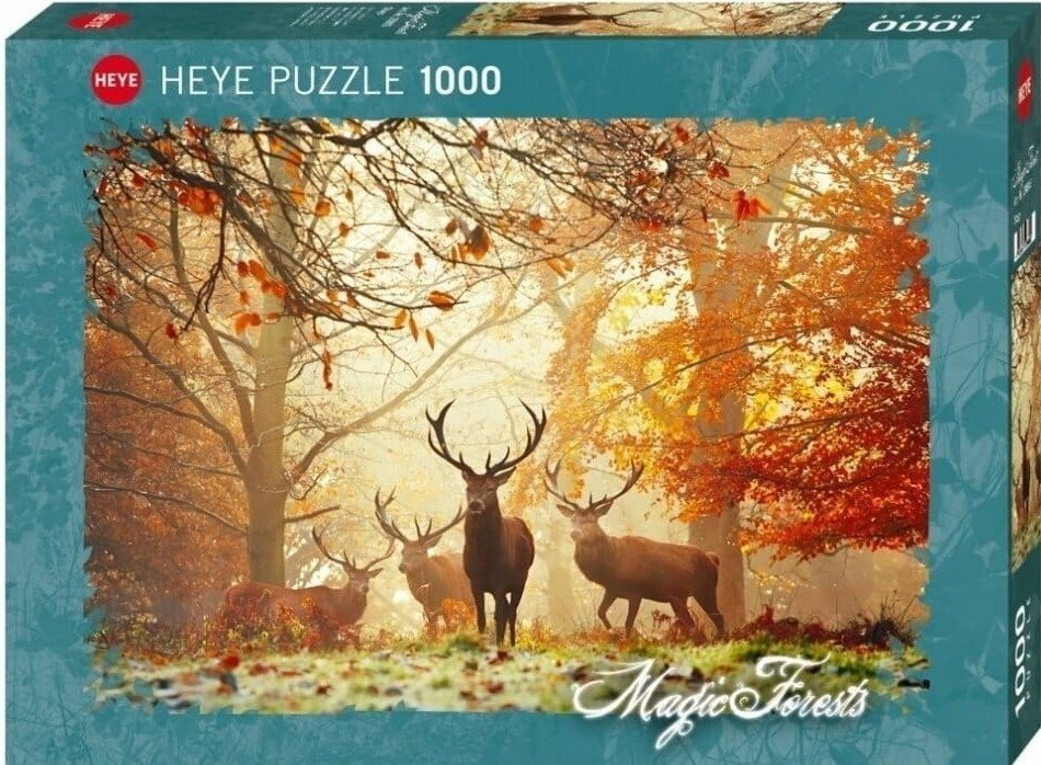 Φωτογραφία προϊόντος: Schmidt Παζλ 1000 Heye Magic Forest Ελάφια (400526)