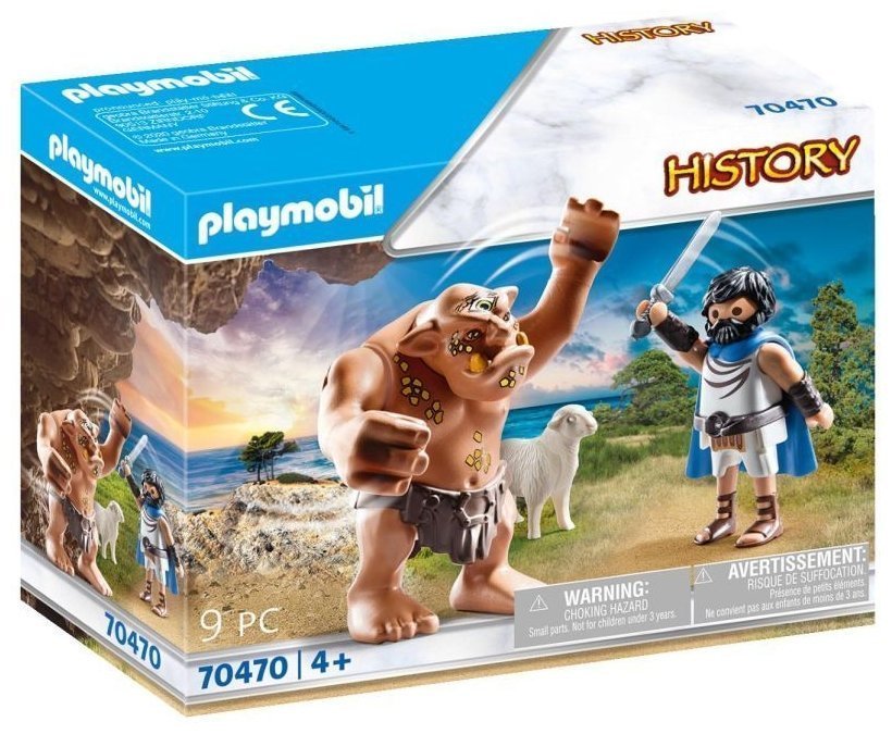 Φωτογραφία προϊόντος: Playmobil Ο Οδυσσέας Και Ο Κύκλωπας Πολύφημος (70470)