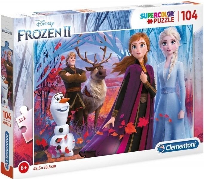 Φωτογραφία προϊόντος: Παζλ 104 Super Color Clementoni Frozen 2 (1210-27274)