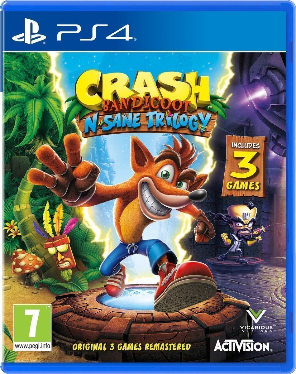 Φωτογραφία προϊόντος: Sony PlayStation Ps4 Crash Bandicoot N'Sane Trilogy (DSG.PS4.00560)