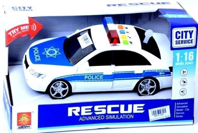 Φωτογραφία προϊόντος: Blue Toys Όχημα Περιπολικό Με Φως Και Ήχο (MKH015867)