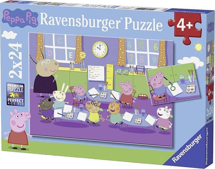 Φωτογραφία προϊόντος: Παζλ 2X24 Ravensburger Πεππα Το Γουρουνακι (09099)