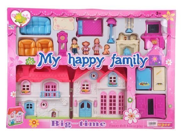 Φωτογραφία προϊόντος: Blue Toys Κουκλοσπιτο House My Happy Family Μικρο Οεμ (MK8597556)
