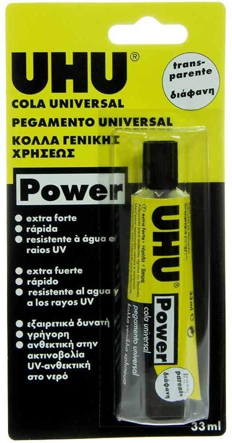 Φωτογραφία προϊόντος: Uhu Power Κολλα Γενικης Χρησεως Ρευστη Διαφανη 33Ml (64403)