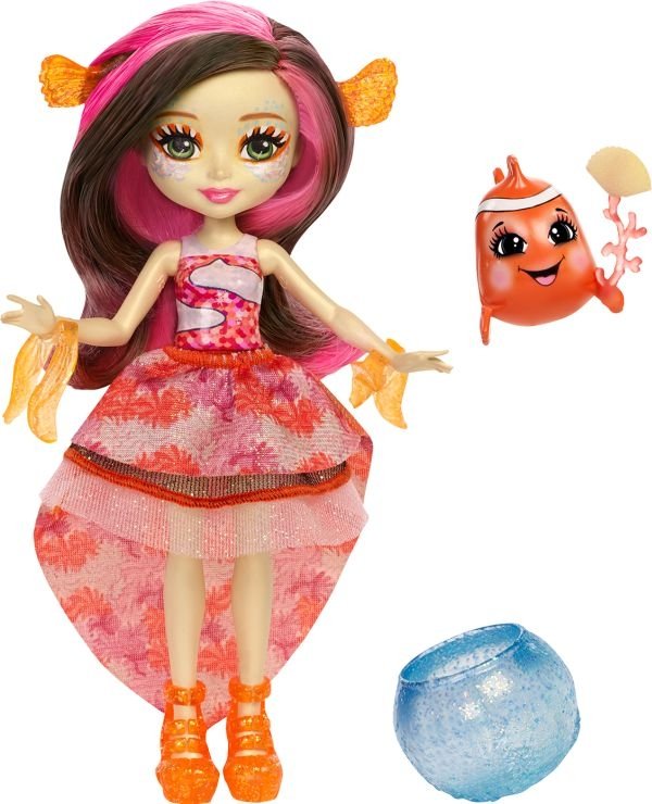 Φωτογραφία προϊόντος: Mattel Enchantimals Κουκλα Του Βυθου Και Ζωακι Φιλαρακι Με Αξεσουαρ, Σε 3 Σχεδια (FKV54)