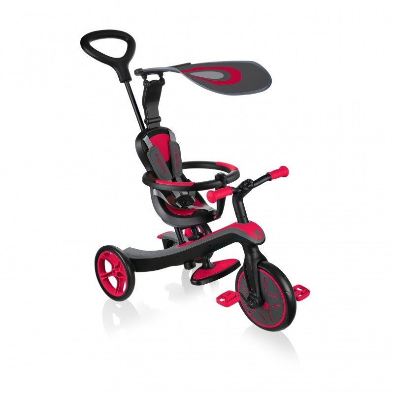 Φωτογραφία προϊόντος: Παιδικό Τρίκυκλο Globber Explorer Trike 4 Σε 1 New Red (632-102)