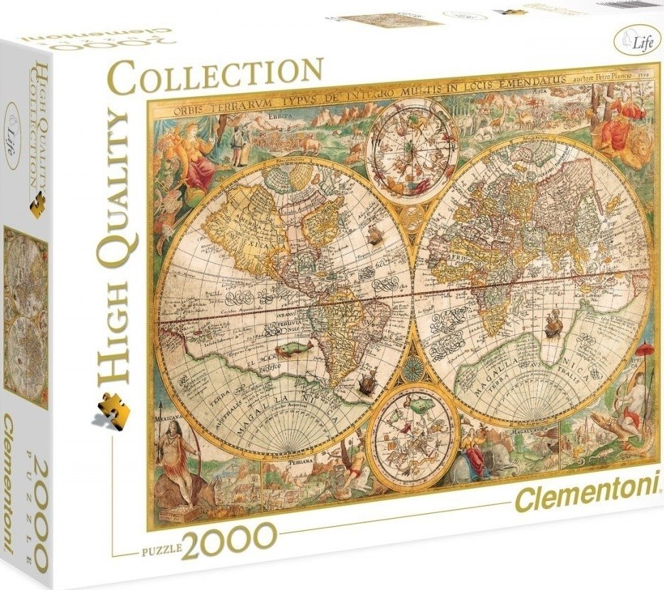 Φωτογραφία προϊόντος: Clementoni High Quality Collection Παζλ 2000 Αρχαιος Χαρτης (1220-32557)