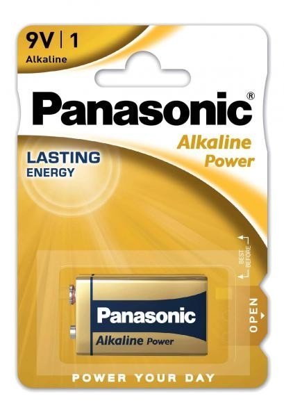 Φωτογραφία προϊόντος: Μπαταρία Panasonic 9V Αλκαλική (6LR61APB/1BP)