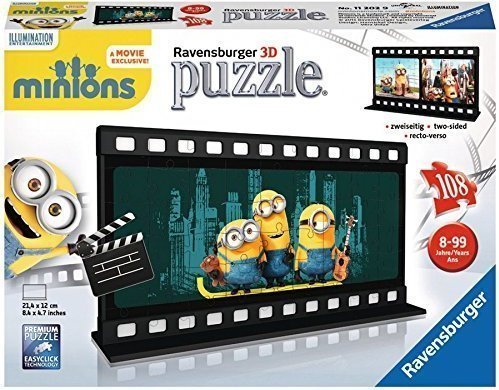Φωτογραφία προϊόντος: Παζλ 3D Minions Ravensburger 108 Κομματια (11202)