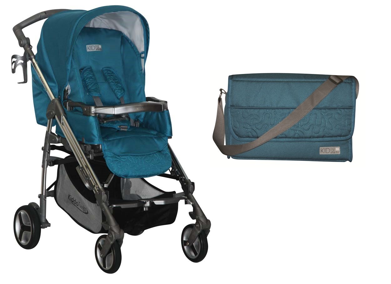 Φωτογραφία προϊόντος: Παιδικο Καροτσι Kiddo Twist Deluxe Και Τσαντα Ocean (1035-3)