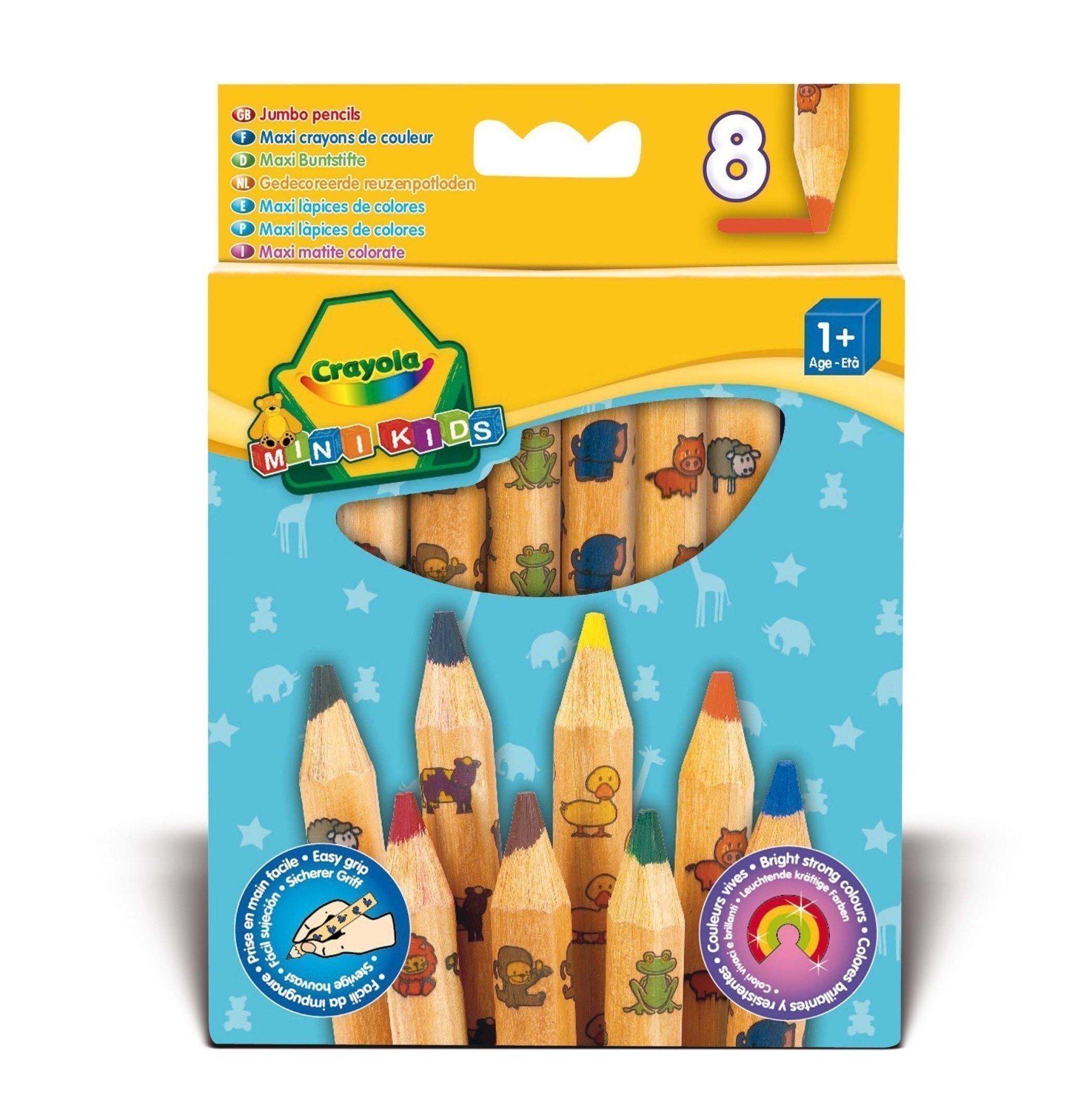 Φωτογραφία προϊόντος: Crayola Ξυλομπογιες 8Τ Jumbo (3678)