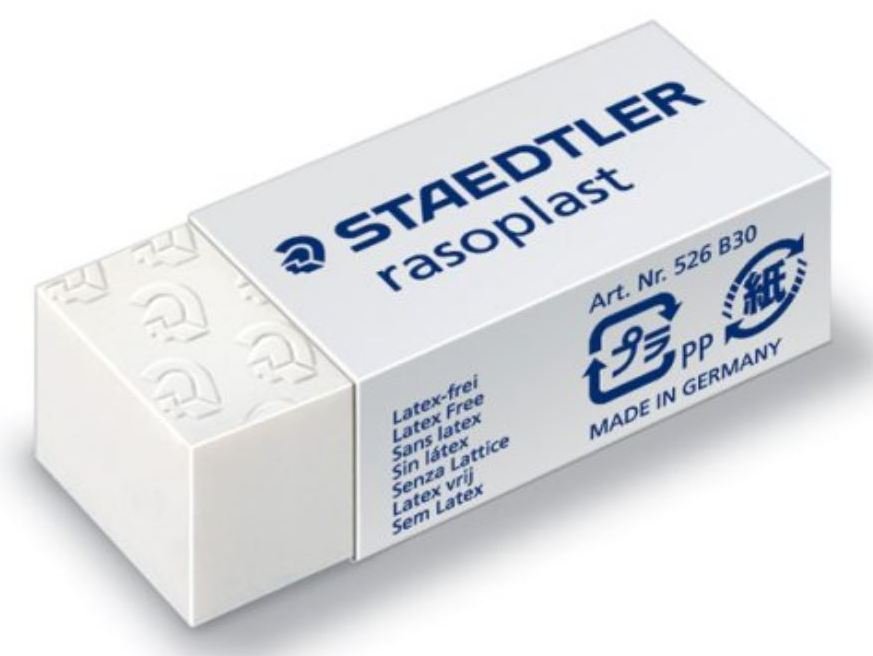 Φωτογραφία προϊόντος: Staedtler Γομa Rasoplast B30 Mεσαια Λευκη (131526030)