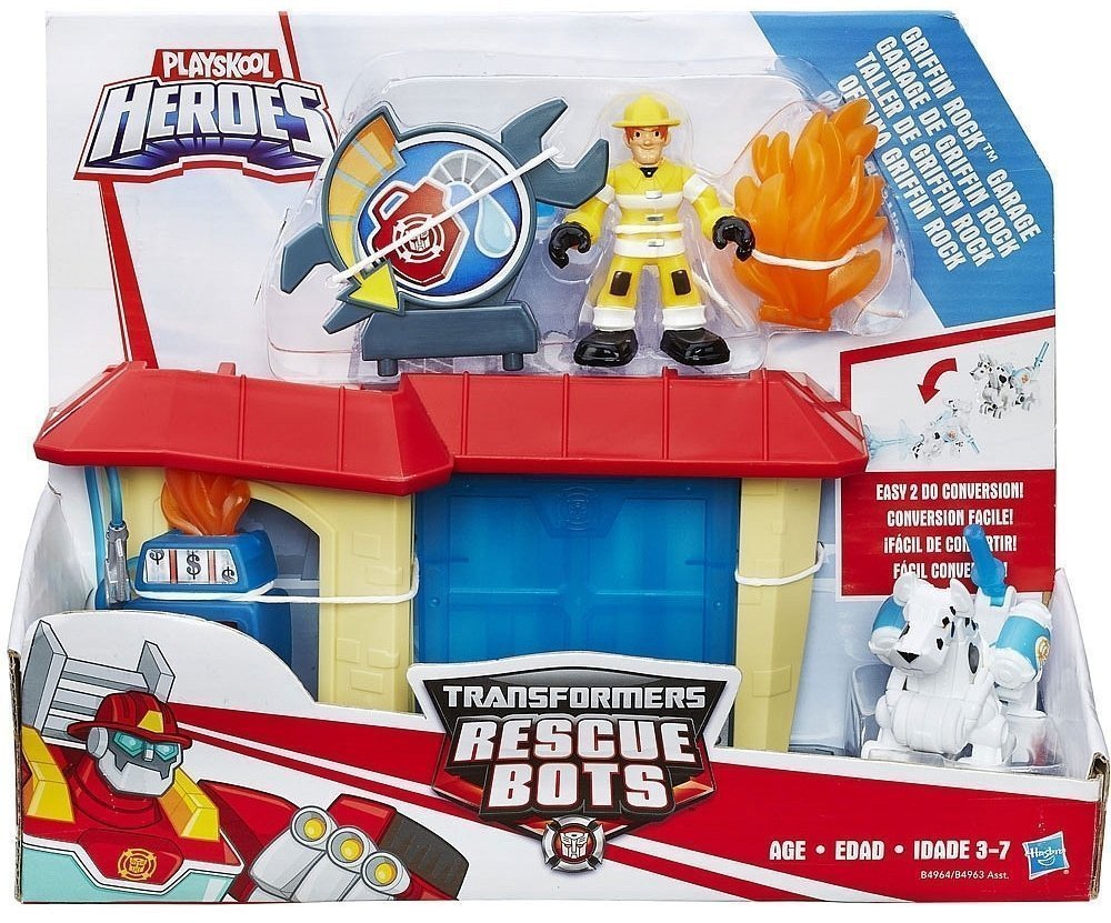 Φωτογραφία προϊόντος: Playskool Transformers Rescue Bots Φιγουρες Δρασης Rescue Adventure Σε 2 Σχεδια (B4963)