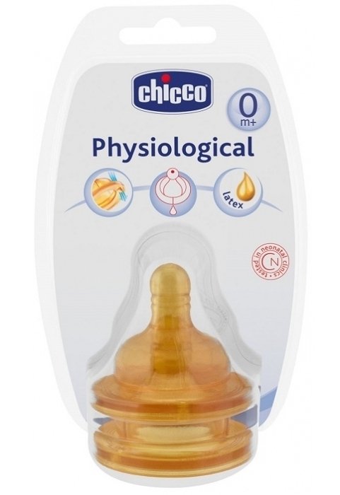 Φωτογραφία προϊόντος: Chicco Θηλη Καουτσουκ Κανονικη Ροη 0Μ+ 2 Τεμαχια (20810-20)