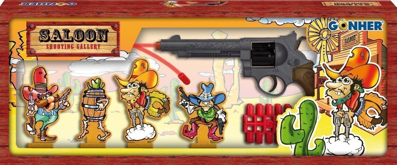 Φωτογραφία προϊόντος: Παιδικα Οπλα Gonher Σετ Cowboy Shooting Gallery (901/0)