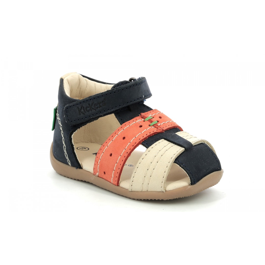 Φωτογραφία προϊόντος: Kickers Bigbazar-2 σε χρώμα marine/μπεζ/πορτοκαλί (785420-10 103)