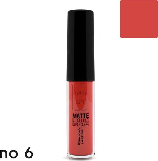 Φωτογραφία προϊόντος: LAVISH CARE Matte Liquid Lipcolor Xtra Long Lasting No6